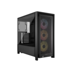 Gabinete Corsair FRAME 4000D Mid-Tower TG Full Modular Black FAN X3 RGB