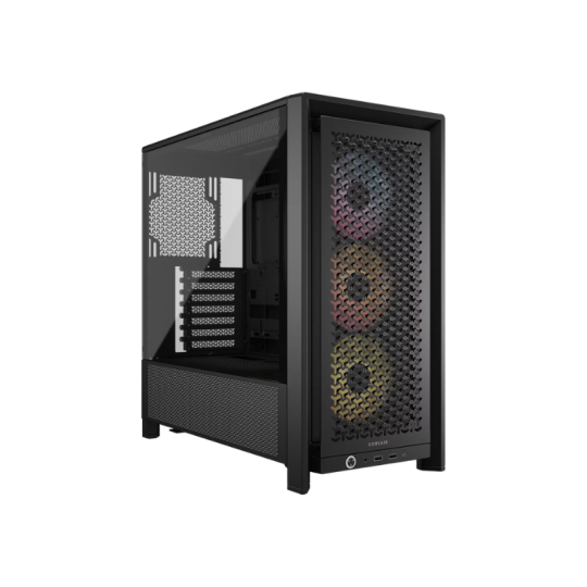 Gabinete Corsair FRAME 4000D Mid-Tower TG Full Modular Black FAN X3 RGB