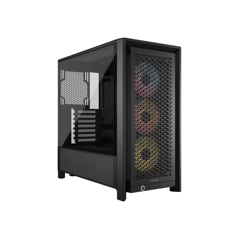 Gabinete Corsair FRAME 4000D Mid-Tower TG Full Modular Black FAN X3 RGB