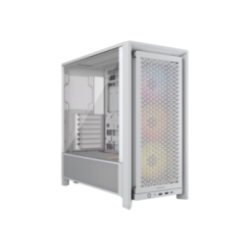 Gabinete Corsair FRAME 4000D Mid-Tower TG White FAN X3 RGB