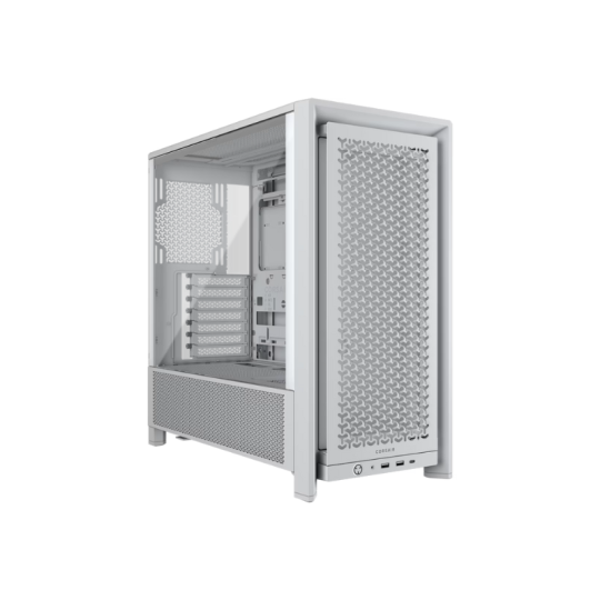 Gabinete Corsair FRAME 4000D Mid-Tower TG White FAN X3