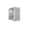 Gabinete Corsair FRAME 4000D Mid-Tower TG White FAN X3