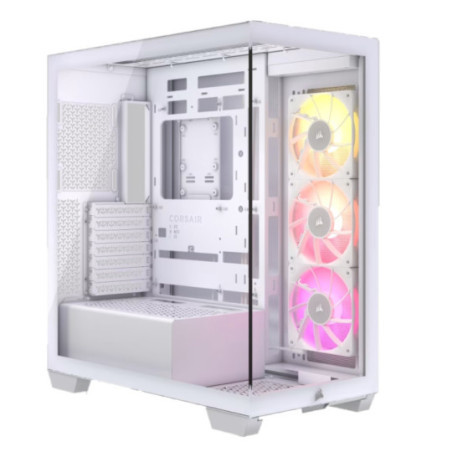 GABINETE CORSAIR ICUE 3500X RGB MID-TOWER TG FAN ICUE X3 WHITE