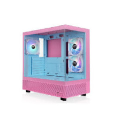 Gabinete thermaltake View 270 Plus Mid-Tower TG x2 Fan ARGB x3 BUBBLE PINK