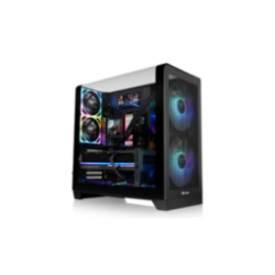 GABINETE THERMALTAKE VIEW 390 AIR MID- TG CURVO FAN X2 BLACK