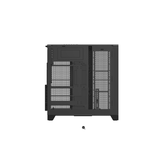 GABINETE THERMALTAKE VIEW 390 AIR MID- TG CURVO FAN X2 BLACK