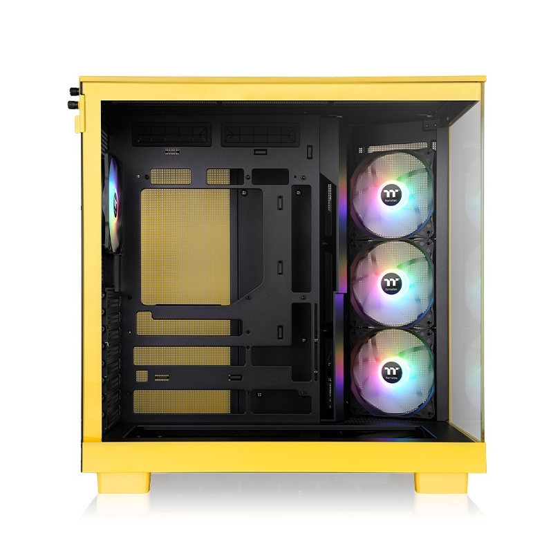 GABINETE THERMALTAKE VIEW 380 XL MID-TOWER TG X2 FAN ARGB X1 REVERSE FAN X3 BUMBLEBEE