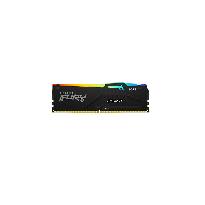 MEMORIA DDR5 KINGSTON 16GB 6000 MHZ FURY BEAST RGB BLACK EXPO