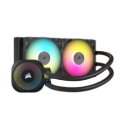 WATER COOLING CORSAIR ICUE LINK TITAN 240 RX RGB 2X CPU COOLER 240MM BLACK