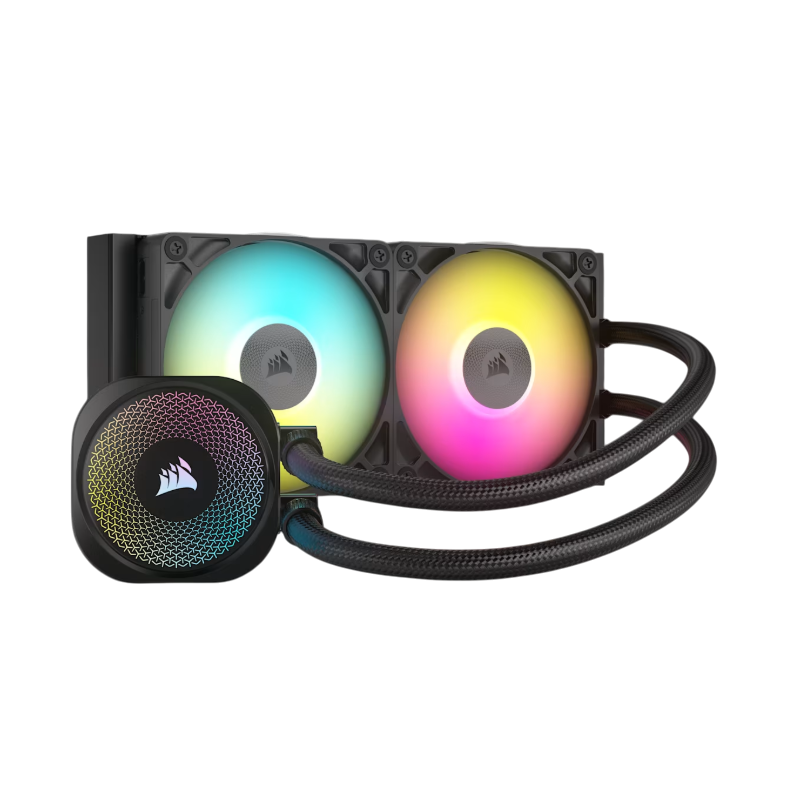 WATER COOLING CORSAIR ICUE LINK TITAN 240 RX RGB 2X CPU COOLER 240MM BLACK