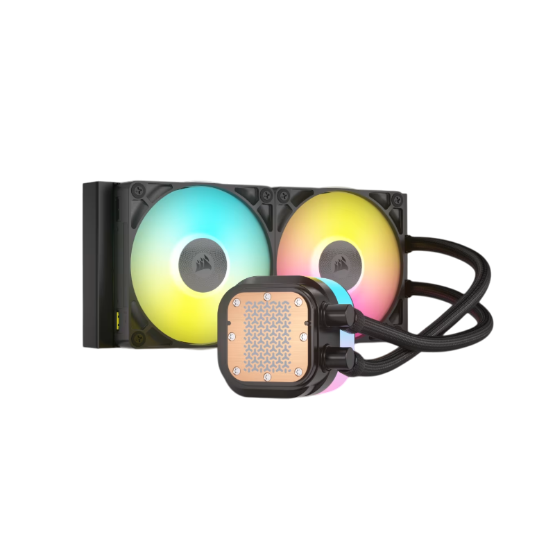 WATER COOLING CORSAIR ICUE LINK TITAN 240 RX RGB 2X CPU COOLER 240MM BLACK