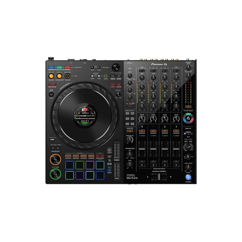 Pioneer DDJ-FLX10 – Controladora DJ Profesional 4 Canales con Stems