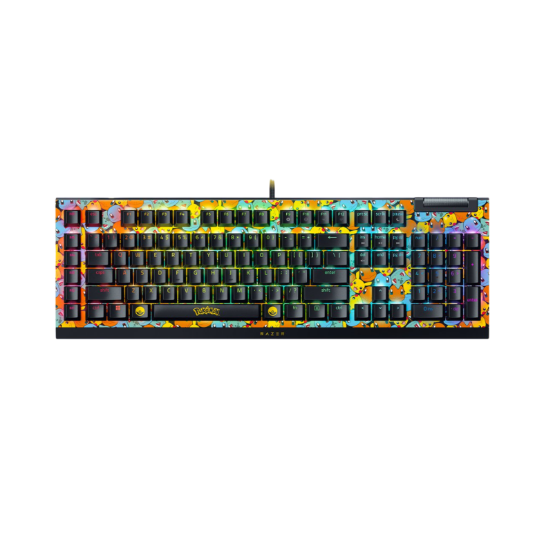 Teclado Razer BlackWidow V4 X Pokémon Edition