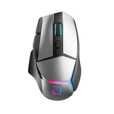 Mouse Gamer Raptor Storm Grip Wireless 9 botones 24000dpi retroiluminado c/software