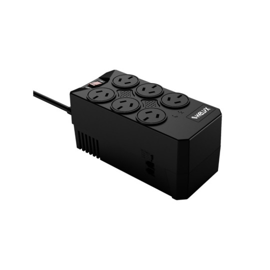 Estabilizador Kelyx 6 tomas Max. 600W 150-270V Surge Protection 1mt