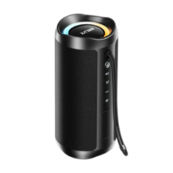 Parlante Kelyx Bluetooth 2 altavoces 12W cilindro RGB HIFI IPX7 MicroSD / USB
