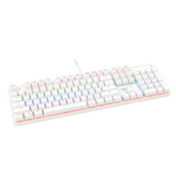 Teclado Gamer Raptor Fireclaw M104 Mecanico Retroiluminado Switch Red Outemu White