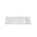 Teclado Gamer Raptor Fireclaw M87 Mecanico Retroiluminado Switch Red Outemu White