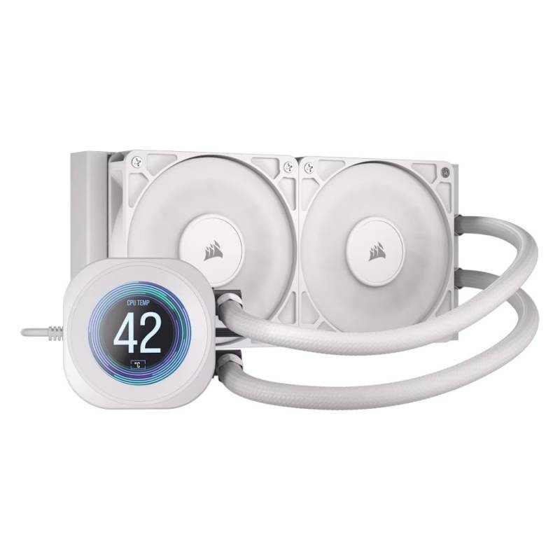 Water Cooling Corsair NAUTILUS x2 CPU Cooler 240mm RS LCD White
