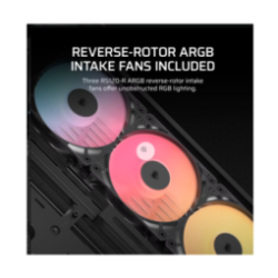 Gabinete Corsair FRAME 4500X RS-R ARGB Mid-Tower TG Black