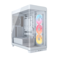 Gabinete Corsair FRAME 4500X LX-R RGB Mid-Tower TG White