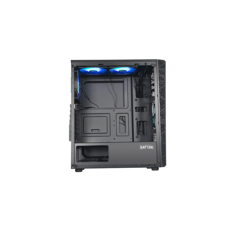 Gabinete Raptor Blaze Force V2 TG Mid-Tower RGB Fan x3 w/button control