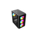 Gabinete Raptor Infinity Glass TG x2 Mid-Tower RGB Fan x4