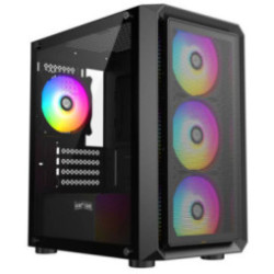 Gabinete Raptor Infinity Mesh TG x2 Mid-Tower RGB Fan x4