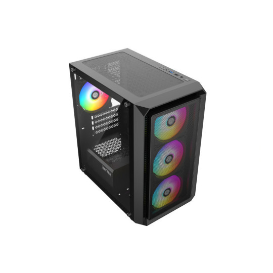 Gabinete Raptor Infinity Mesh TG x2 Mid-Tower RGB Fan x4