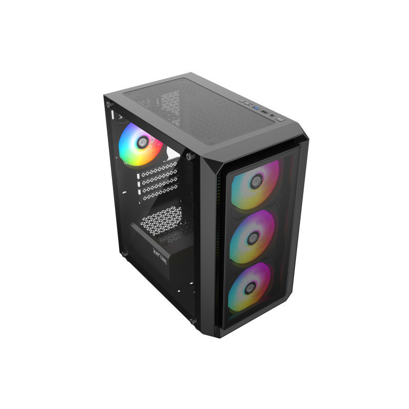 Gabinete Raptor Infinity Mesh TG x2 Mid-Tower RGB Fan x4