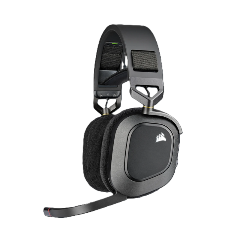 Auricular Corsair HS80 RGB Wireless Spatial Audio Carbon