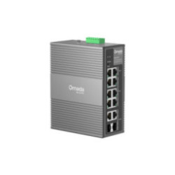Switch Industrial IES210GPP Riel Din POE+ 240W Max. Omada