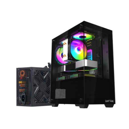 Gabinete  Raptor Nova Prime c/Fuente Raptor Volt 750W 80+ Bronze