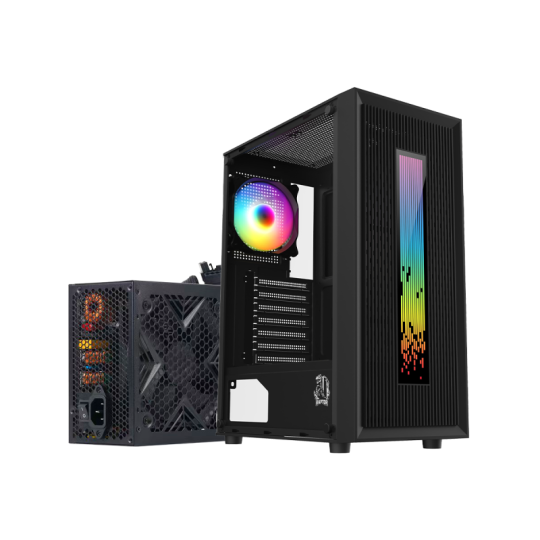 Gabinete  Raptor Vortex c/Fuente Raptor Volt 750W 80+ Bronze