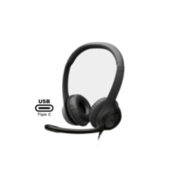 Auricular c/Microfono Logitech H390 USB-C Negro 981-001575