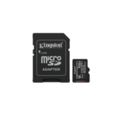 Tarjeta MicroSD KINGSTON 512GB c/Adap Gen3 150MB/s Canvas S Plus CL10
