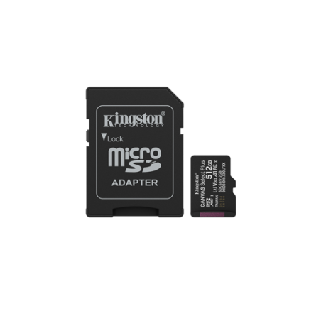 Tarjeta MicroSD KINGSTON 512GB c/Adap Gen3 150MB/s Canvas S Plus CL10
