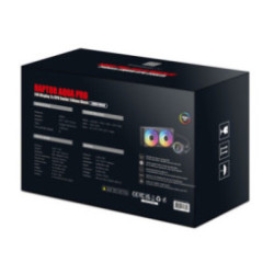 Water Cooling Raptor Aqua Pro 240 Display 2x CPU Cooler 240mm Negro