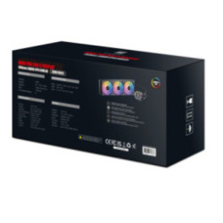 Water Cooling Raptor Aqua Pro 360 Display 3x CPU Cooler 360mm Negro