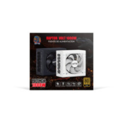 Fuente Raptor Volt 800W 80 Plus Gold Full Modular PCIe 5.1 Blanca