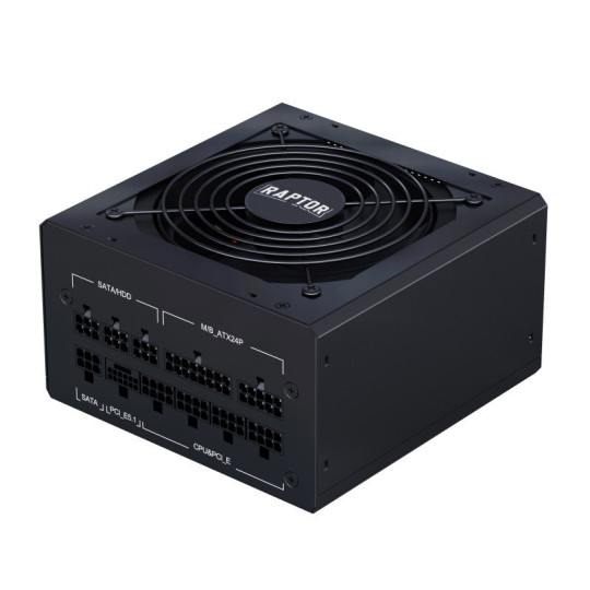 Fuente Raptor Volt 1000W 80 Plus Gold Full Modular PCIe 5.1 Negra