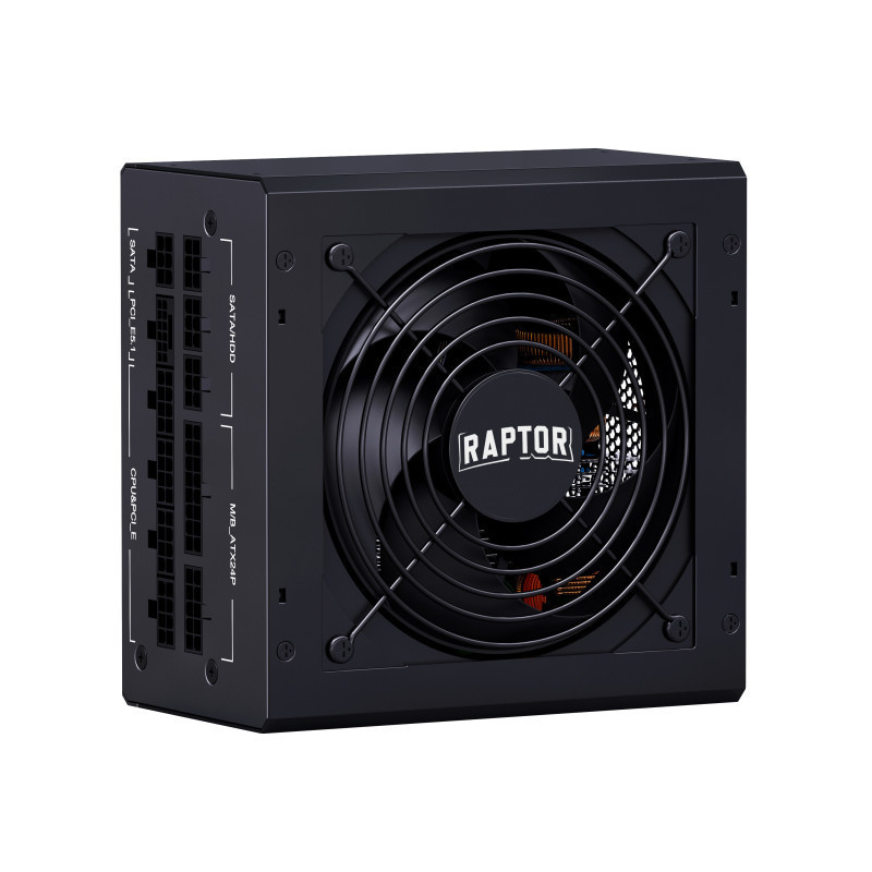 Fuente Raptor Volt 1000W 80 Plus Gold Full Modular PCIe 5.1 Negra