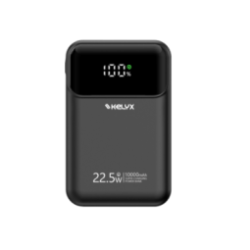 Power Bank Kelyx Mini 10000 mHa Type-C+USB+Lightning Fast Charge 22.5W Black