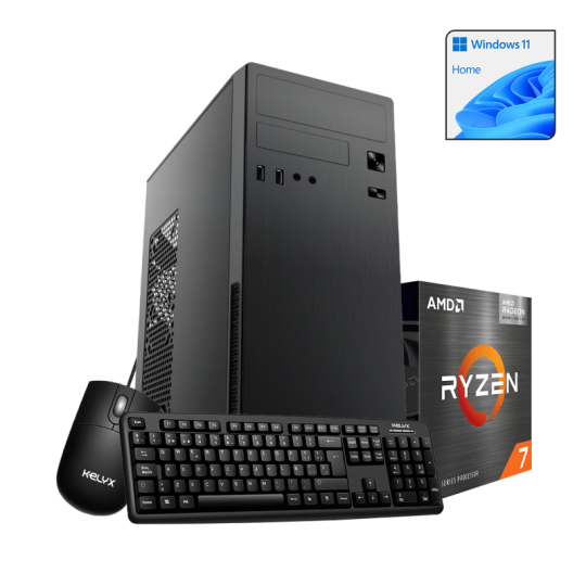 Pc Kelyx AMD Ryzen 7-5700G 16Gb M.2 512G Win 11 Home