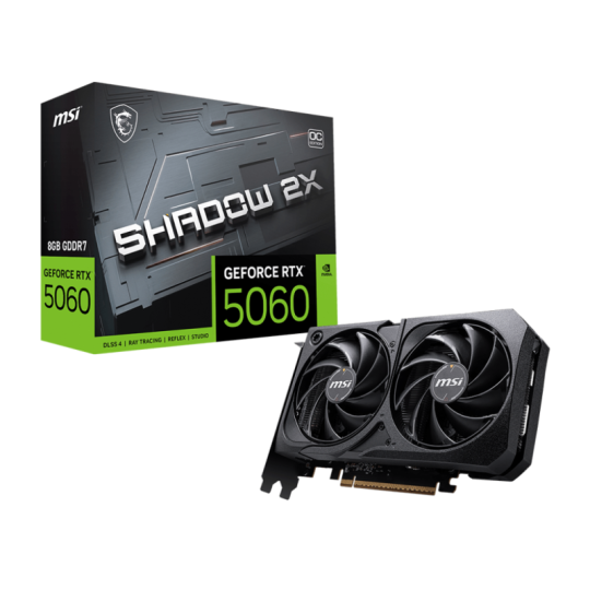 Placa de Video MSI GeForce RTX 5060 8G SHADOW 2X OC
