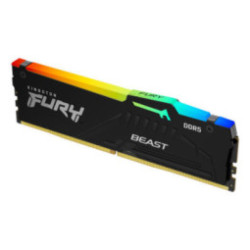 Memoria DDR5 Kingston 32Gb 6400 MHz FURY BEAST RGB Black EXPO