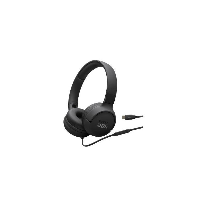AURICULAR JBL T520C ON-EAR USB C NEGRO