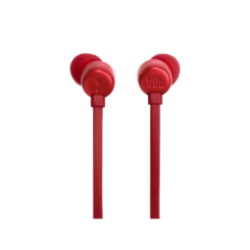 AURICULAR JBL T310C CABLEADO USB C ROJO