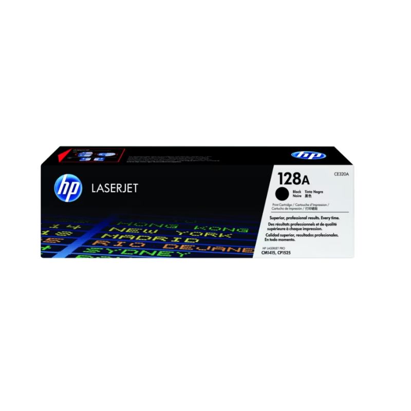 Toner CE320A HP 128A LaserJet Pro CP1525/CM1415 Blk Crtg