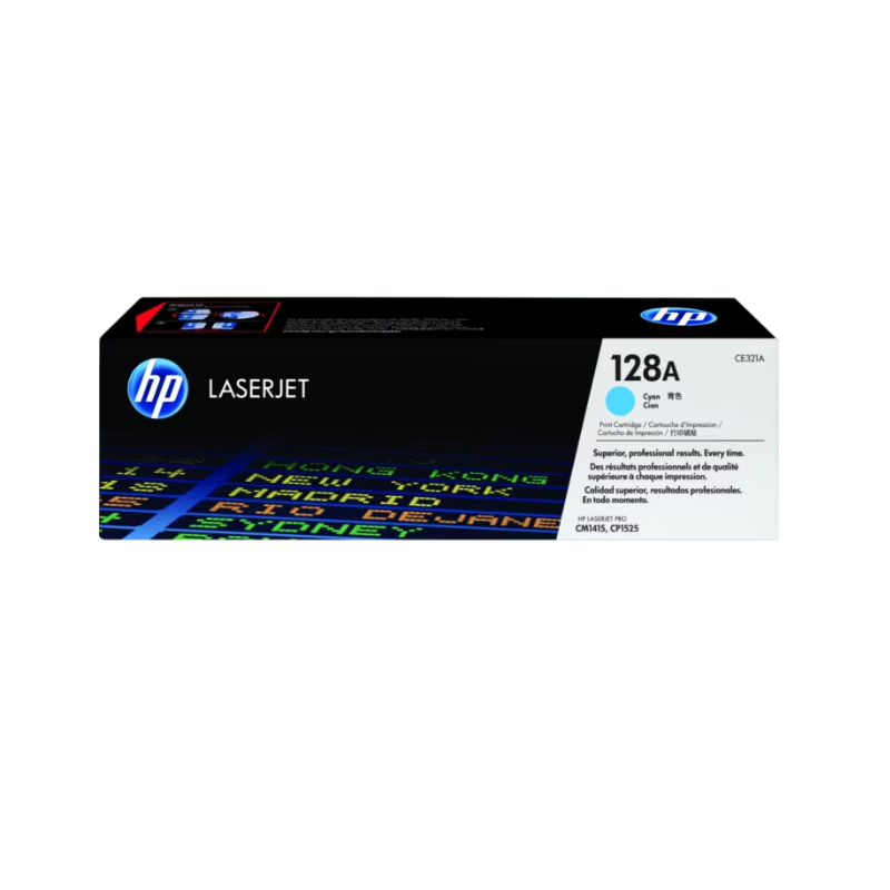 Toner CE321A HP 128A LaserJet Pro CP1525/CM1415 Cyn Crtg